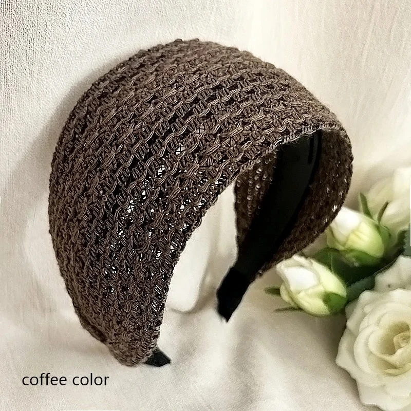 8 cm breitkrempiges Stirnband, neue rutschfeste Kopfbedeckung mit Zähnen, Gesichtswäsche und Make-up-Stirnband, Haarschmuck für Frauen, Diademas