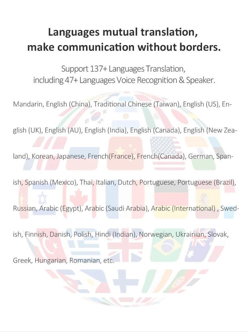 T16 ai voz tradutor em tempo real 138 multi línguas on-line voz-registro  3.1 Polegada grande tela de toque aprendizagem conversão t12 - AliExpress