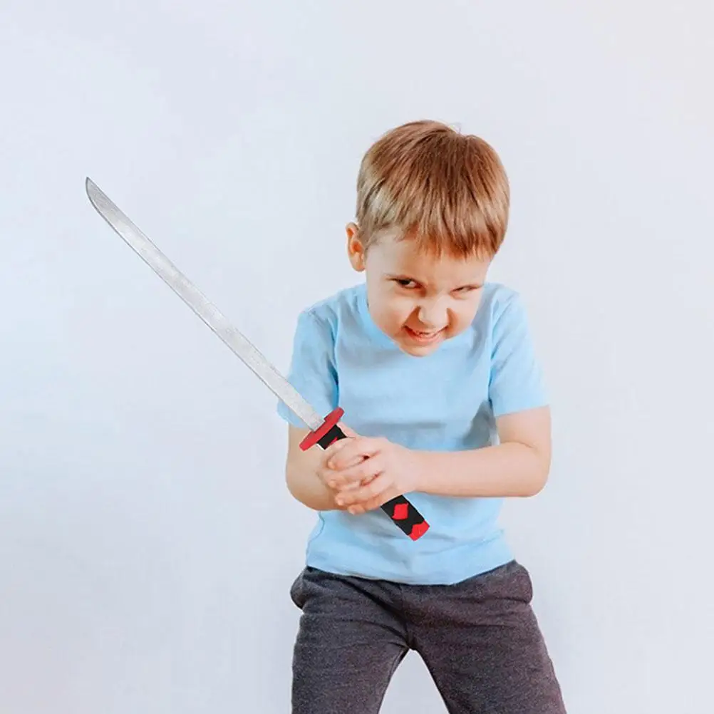 3 Pcs Japanese Toy Practice Katana Kids Small Wooden for Training Child