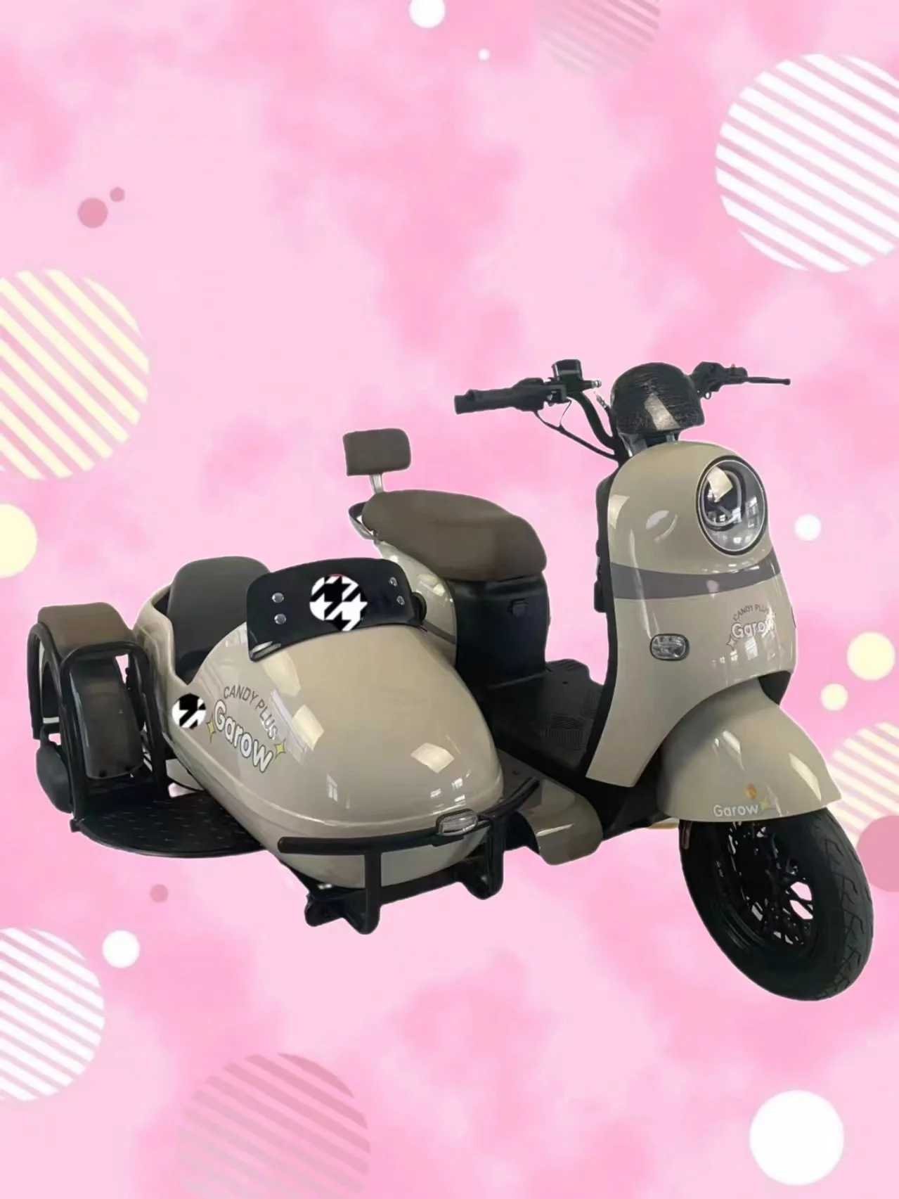 Factory Customizable 72V20AH Electric Straddlt Tricycle Scooter Lithium Battery Powered Steel Frame Adult