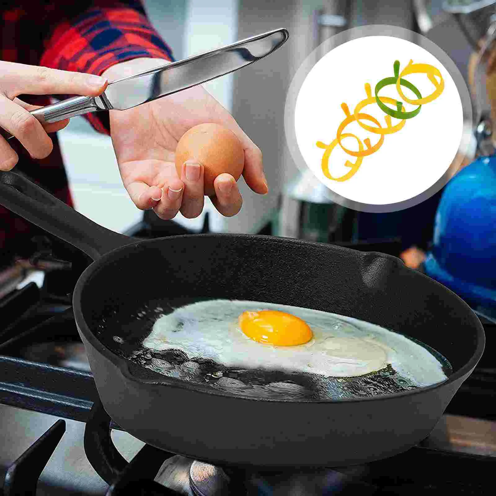 

5 Pcs Pancake Mold Eggs Kitchen Accessories Cooking Tools Do Jajek Frying Boiled