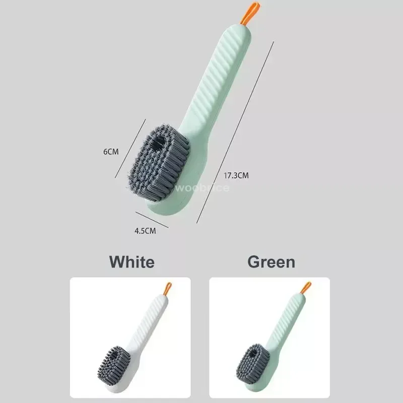 Shoe Brush Cleaner Brush for Cleaning Shoes for Slippers Sneakers Rubber Soft-bristled Liquid Shoe Cleaning Brush Clothing Brush 2