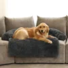 Detachable Dog Bed Mat Plush Winter Warm Pet Blanket Anti-Slip Washable Pet Kennel Puppy Medium Small Pad Dog Accessories