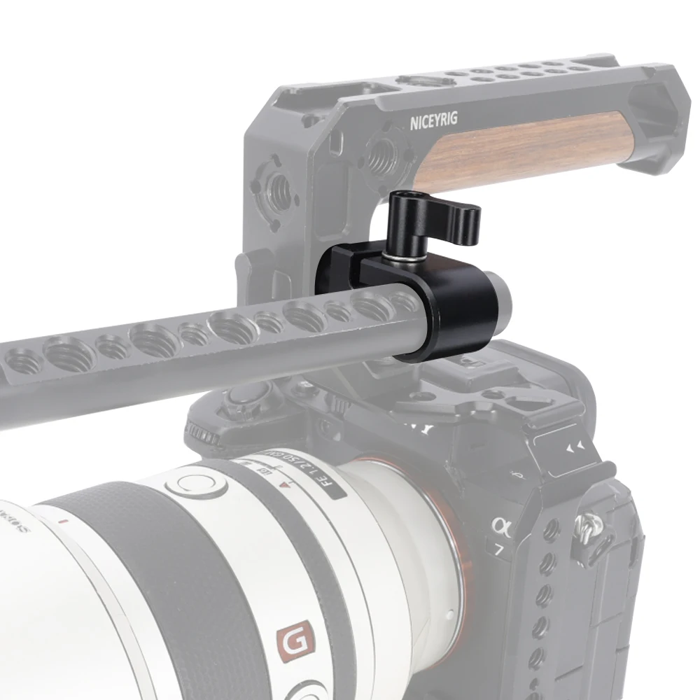 Niceyrig 15MM 단일 로드 클램프/레일 블록(확장 15MM 로드 포함)