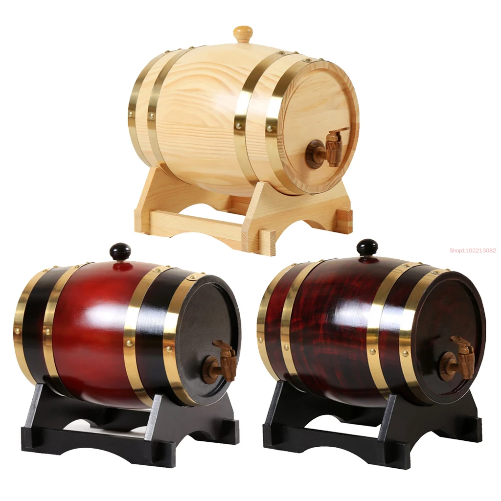 3L/1.5L OAK WINE BARRELS STORAGE KEG STORAGE BREWAGE for LIQUOR HOTEL