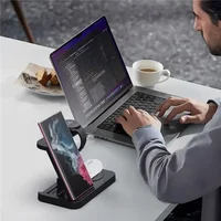 4 in 1 Wireless Charger Foldable Fast Charging For iPhone 16-12 Apple Watch Airpods pro For Samsung S24 S23 Galaxy Watch 7 Buds3 - Image 4