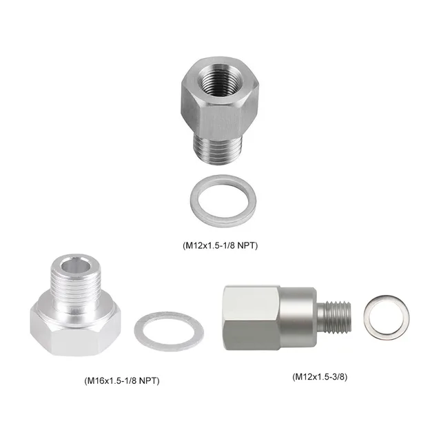 Oil Pressure Sensor Adapter Male to NPT Female Car Oil Pressure Sensor