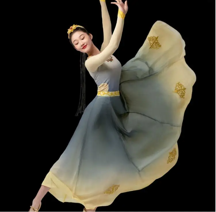 

Xinjiang Dance Ethnic Clothing Female Uyghur Dance Clothing