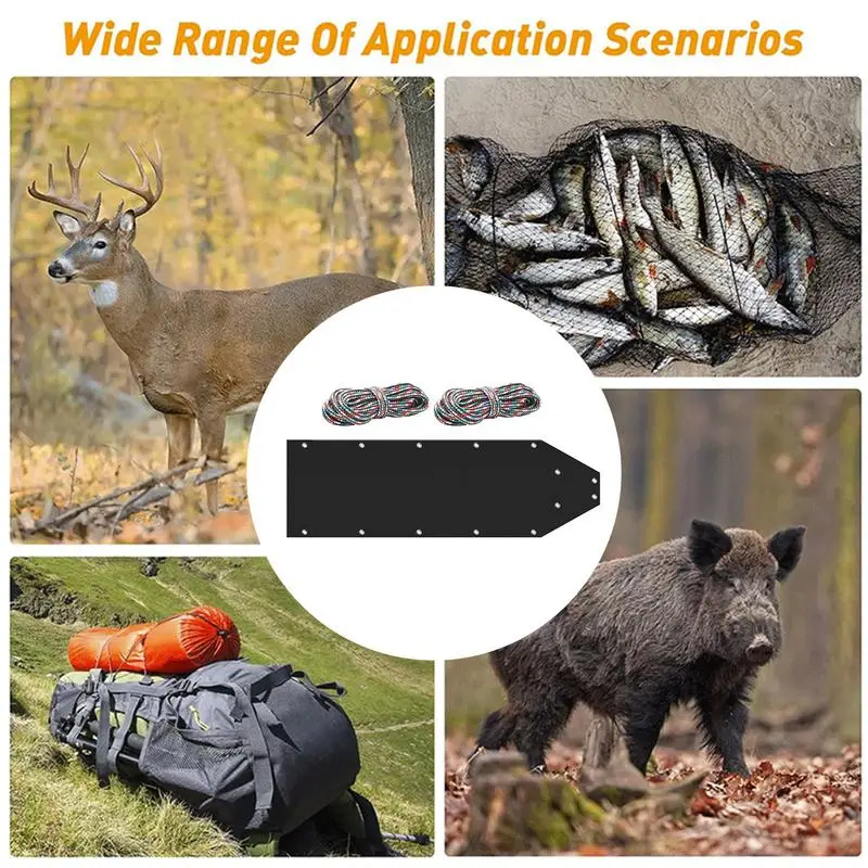 Heavy Duty Deer Drag Sleds Ice Fishing Sled Multi-Purpose Hunting Sled Durable Game For Deer For Hauling Hunting