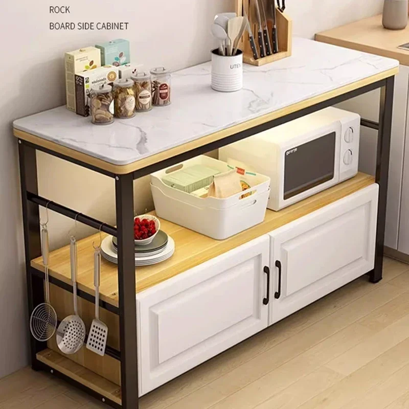Sideboards Multifunctional Storage Cabinet Sideboard White Kitchen Furniture Muble Cuisine Island Organizer Vitrina Luxury LT