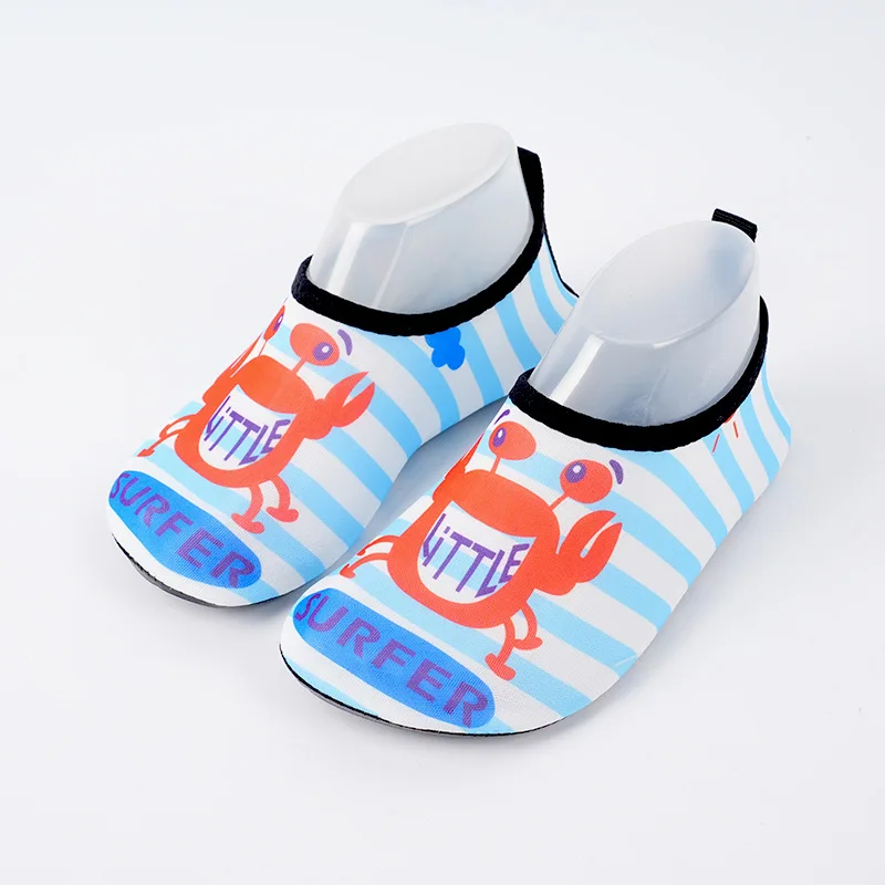Children Water Beach Shoes Swimming Barefoot Crab Quick-Drying Aqua Shoes Boy Color Light Soft Slipper Snorkeling Swim Socks1-7Y