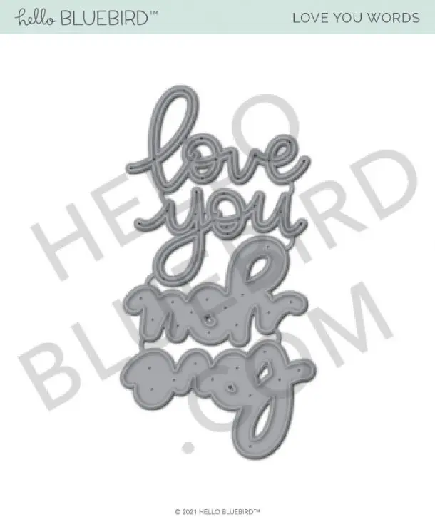 

2022 AliliArts металлические Вырубные штампы Love You Words diy Скрапбукинг Фотоальбом декоративное тиснение бумажная карточка ремесла штамп
