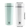 Travel Thermos Flask Small Electric Kettle Electric Beakers UK/EU Plug for Home Dropshipping 6
