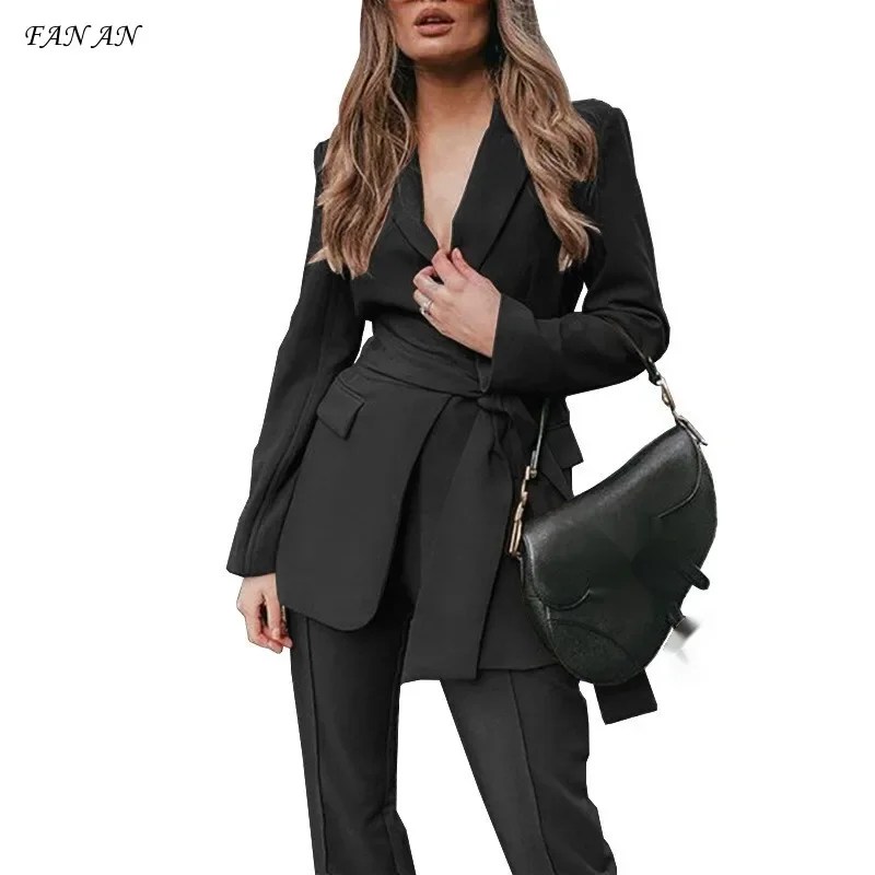 Autumn/winter Women's Fashion Women's Fashion Early Fall New Advanced Office Women's Suit Commuter Suit Women's Two-piece Suit