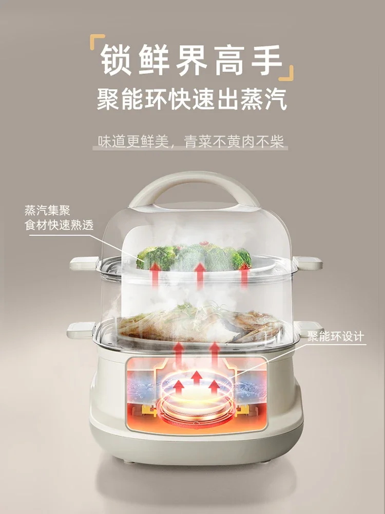 Bear Mini Intestinal Powder Machine Household Electric Steamer Drawer Type Multifunctional Pot Steamed Sausage