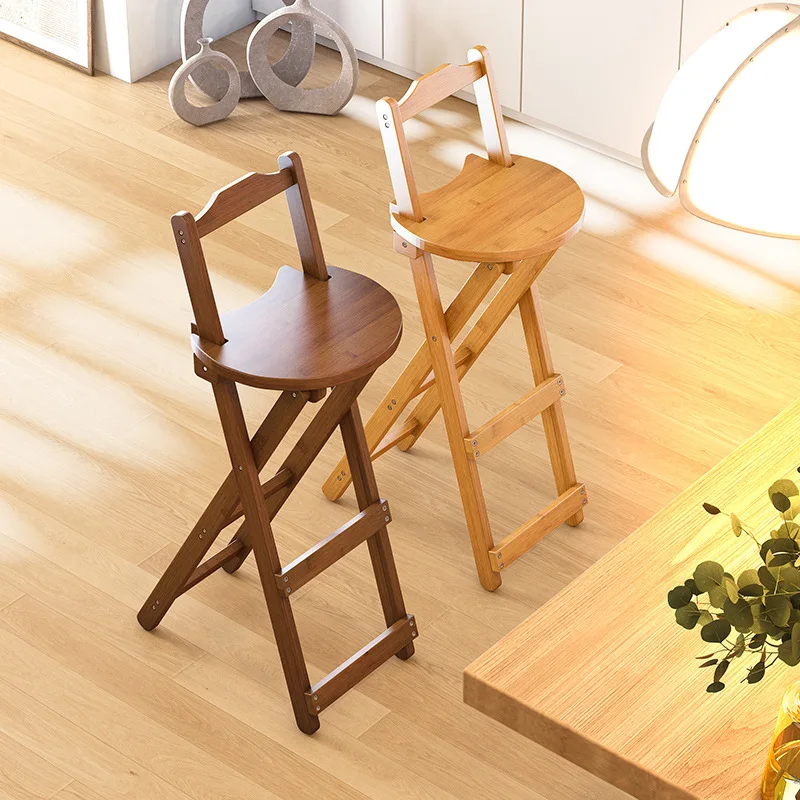 Bar Chair Simple Home Bar Chair Balcony Backrest Stool Coffee Shop High Stool