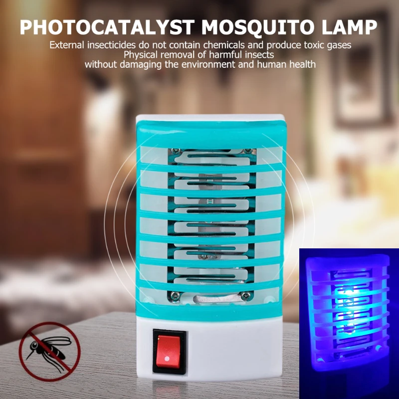 2022 Nuovo Led Muggen Killer Lamp Mini Nachtlampje Anti Socket Elektrische Muggenval Muggenspray Muggenspray Killer Fly Bug Zapper