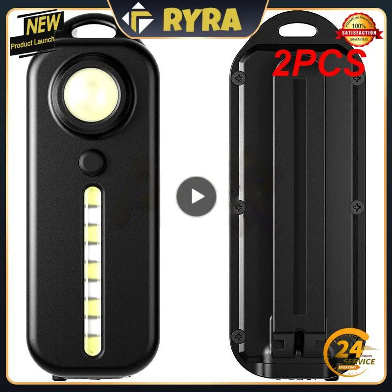 

2 шт., светодиодный мини-фонарик с USB-зарядкой