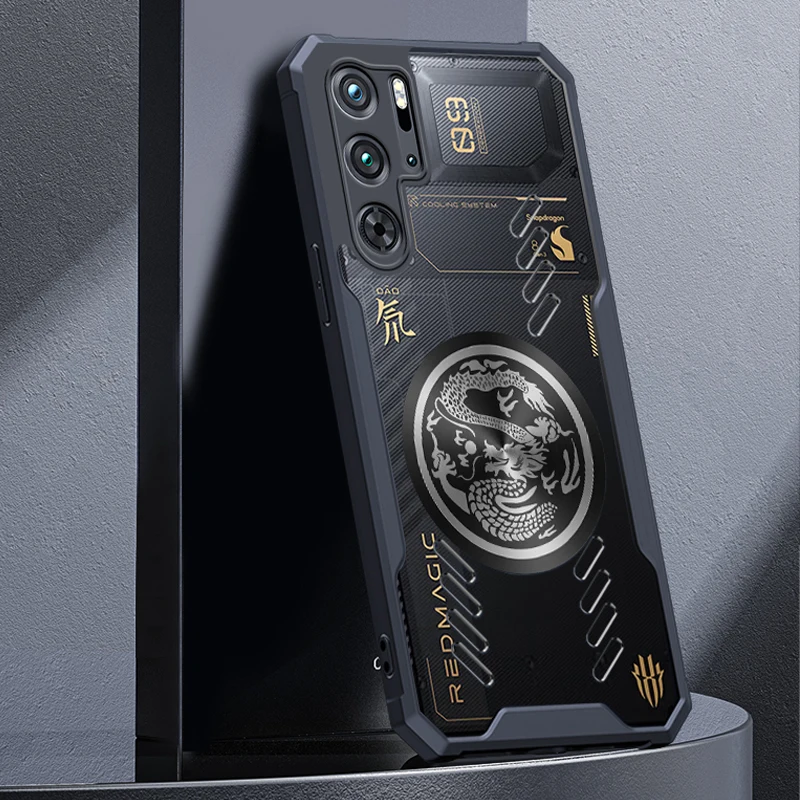

Охлаждающий чехол для Nubia RedMagic 9 Pro plus чехол для телефона Dragon Totem, противоударный прозрачный чехол