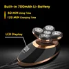 5 In 1 Electric Shaver For Men Bald Head Hair Clipper Nose Trimmer Floating 5 Blade Heads Shaving Beard Knife Rechargeable Razor 5
