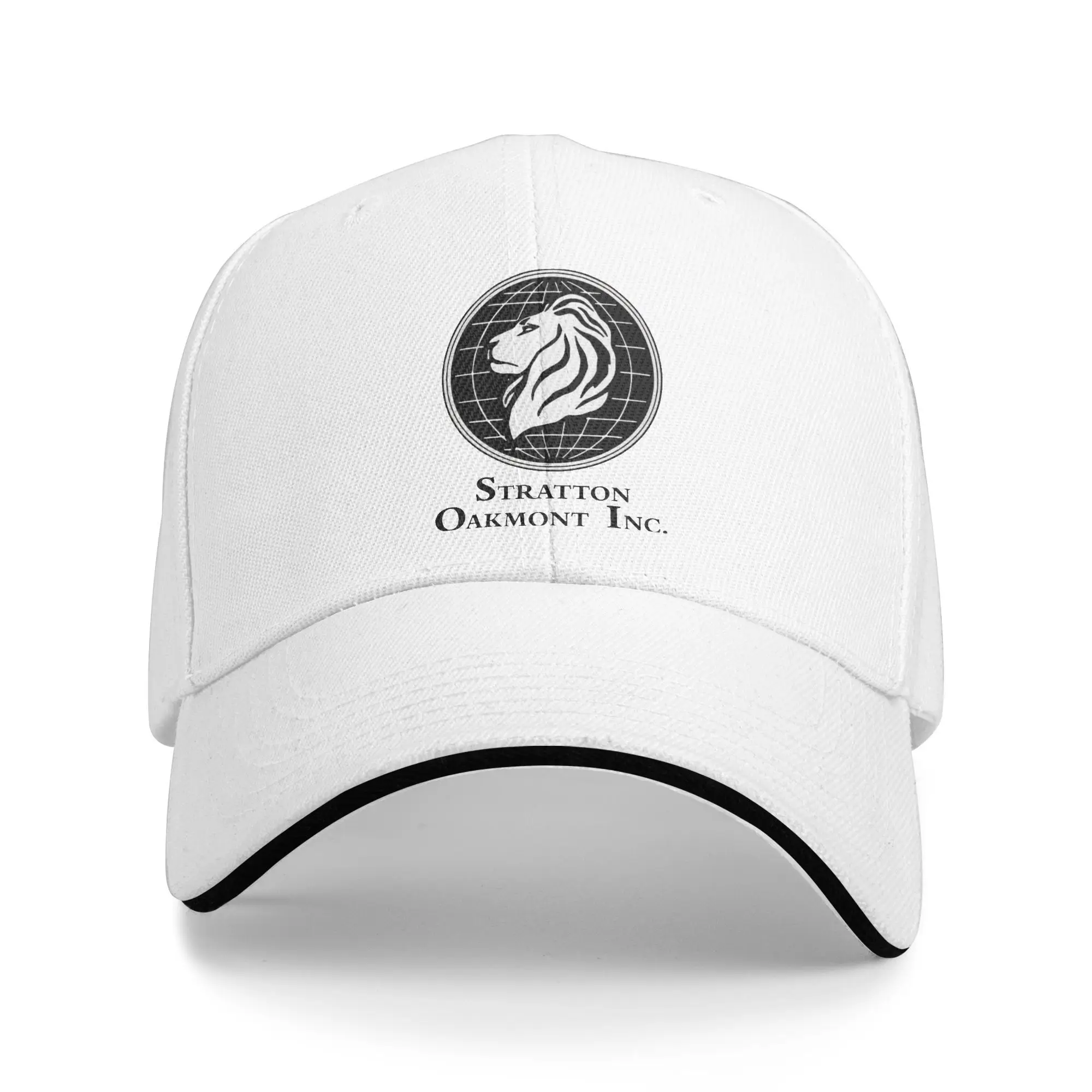 Sommerliche lässige Baseballkappe Stratton Oakmont Inc Lion Logo 2024, Hip-Hop-Hüte für Unisex-Teenager, sonnenbeständiges Design, Baseballkappen