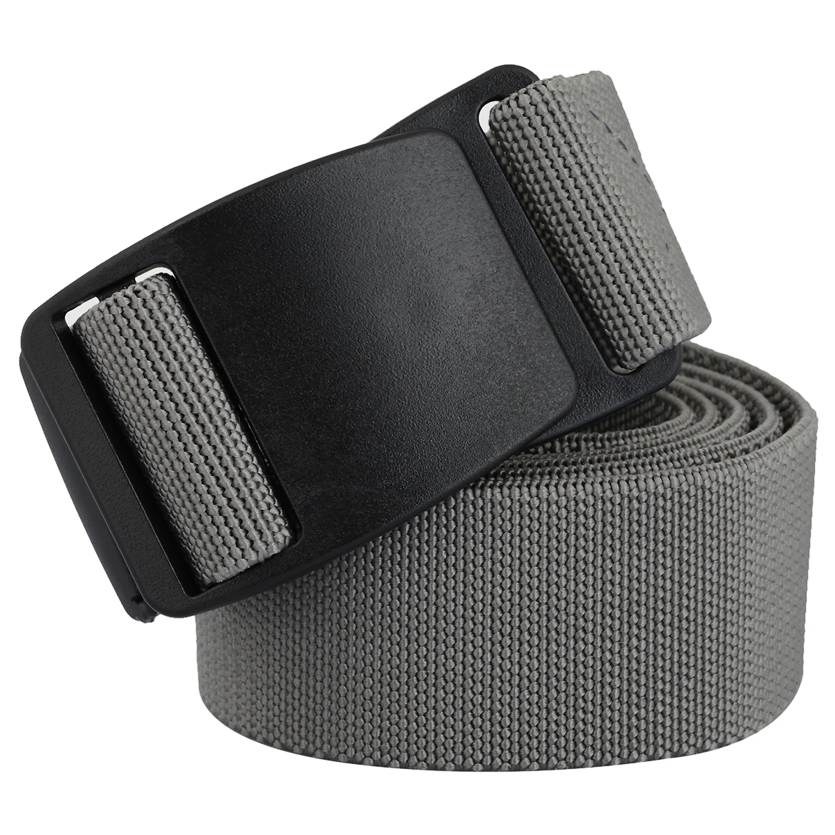 Casual Solid Color Elastic Stretch Waist Belt Tactical Belts Nylon Military Waist Belt Men's Belt Long Waistband For Jeans Pants