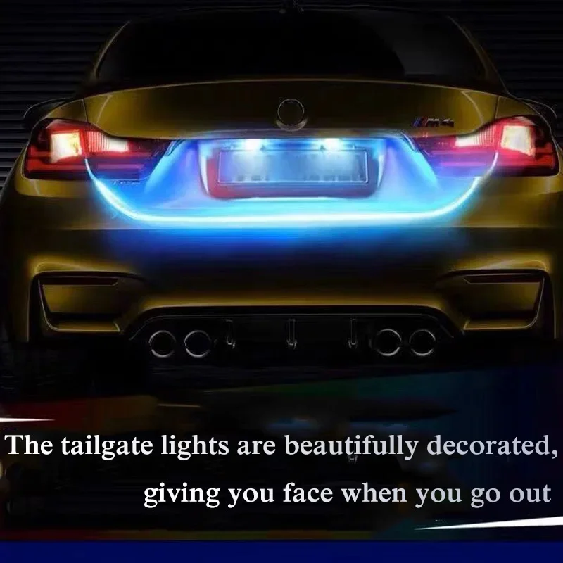 자동차 후드 가이드 장식 앰비언트 램프, Avatr 11 12 07 LED DRL 주간 주행 테일 라이트 스캔, 12V