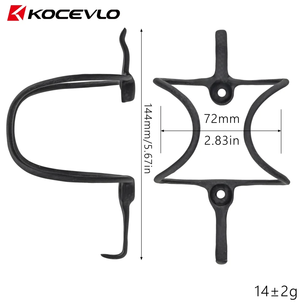 Bicycle Water Bottle Cage Bicycle Bottle Holder Water Bottle Holder 14g&plusmn;2g Full Carbon Fiber Water Bottle Cage MTB/Road Bicycle Botellero 3K Carbon Bike Bottle Holder