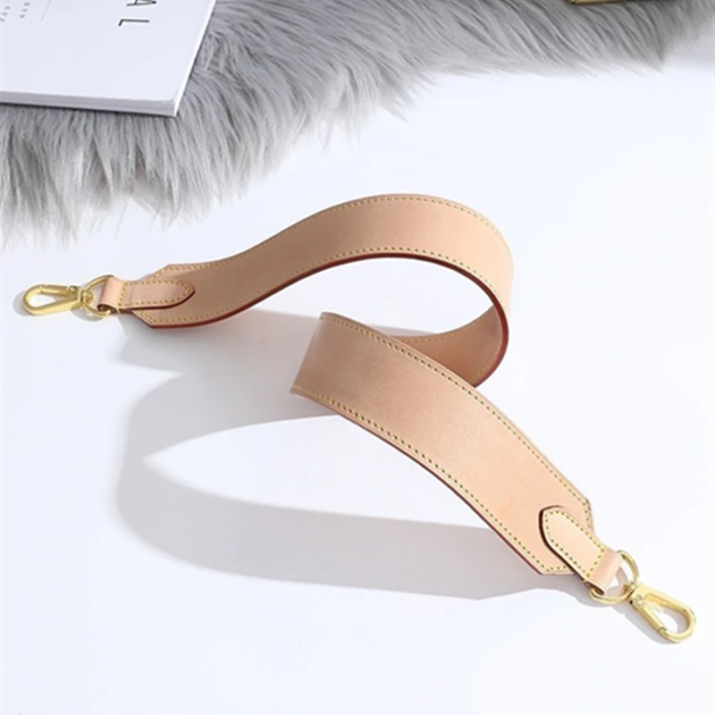 Decompression Cowhide Wide Shoulder Strap For LV Neverfull Handbag Bucket Armpit Bag Straps DIY Modification Accessories