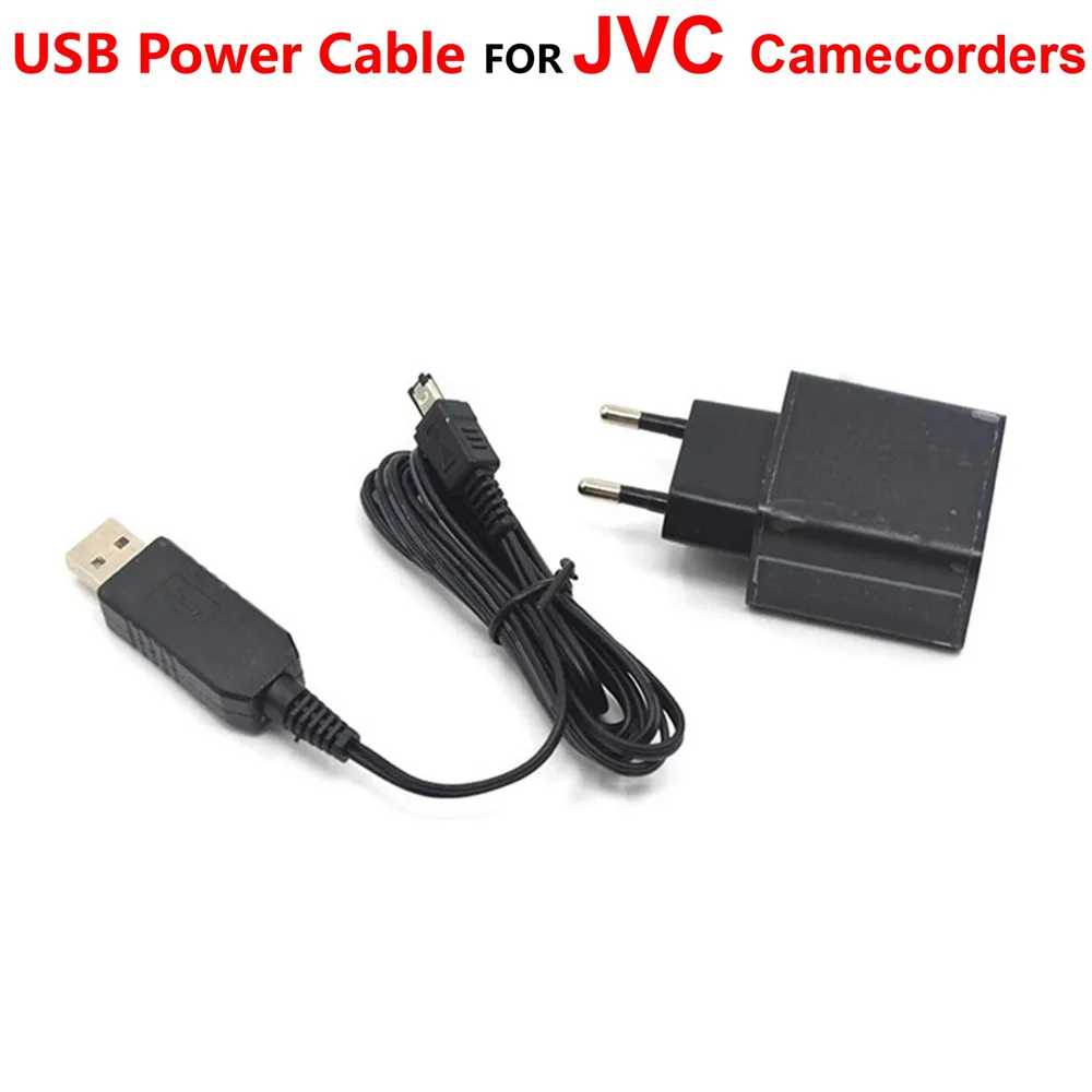 

Adapter Charger+QC3.0 USB Power Cable For JVC Camecorders AP-V14 V15 V16 V18 AP-V19E AP-V19U AP-V20 V20E GR-DF430 DF450 MC200US