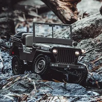 Fms 1/6 1941 MB Scaler RS Model RC Car 4WD Brushed Off Road Climbing Remote Control For Willis Adult boy toy gift 2