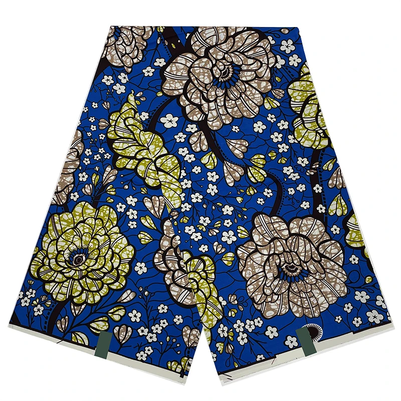 

Синий дизайн, африканские настоящие фотообои, ткани, стиль Анкары, мягкий 100% хлопок, модная ткань TN1101