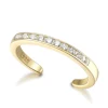 Fansilver S925 Sterling Silver Toe Rings 18K White Gold Plated Vintage Adjustable Toe Band Rings for Women Beach Foot Jewelry 4