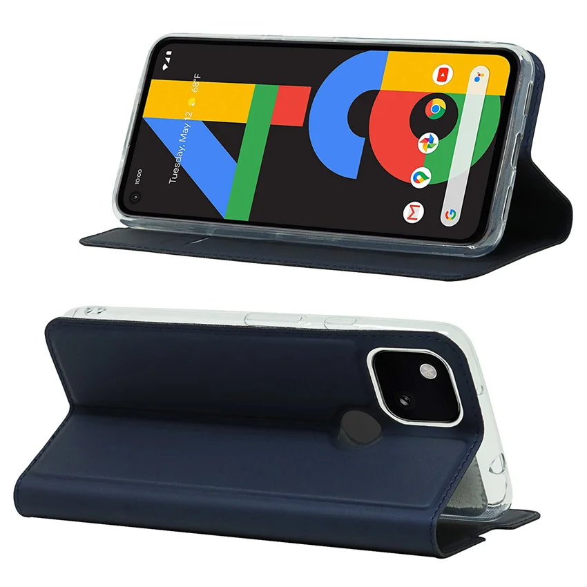 phone card case Wholesale 10piece For Google Pixel 5A Case Magnetic Phone Case For Google Pixel 5A Cover Flip Leather Stand Case With Card Slot waterproof phone holder