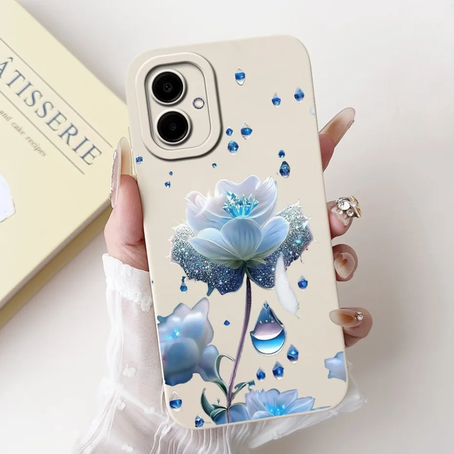 Beautiful Floral Phone Case - Soft Silicone Shockproof Cover with Bumpers