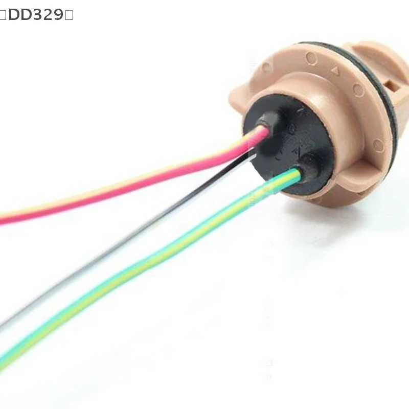 1 PCS T20 Automotive Bulb Socket - 7443 Dual Filament Connector For Brake Lights With Copper Core Wiring