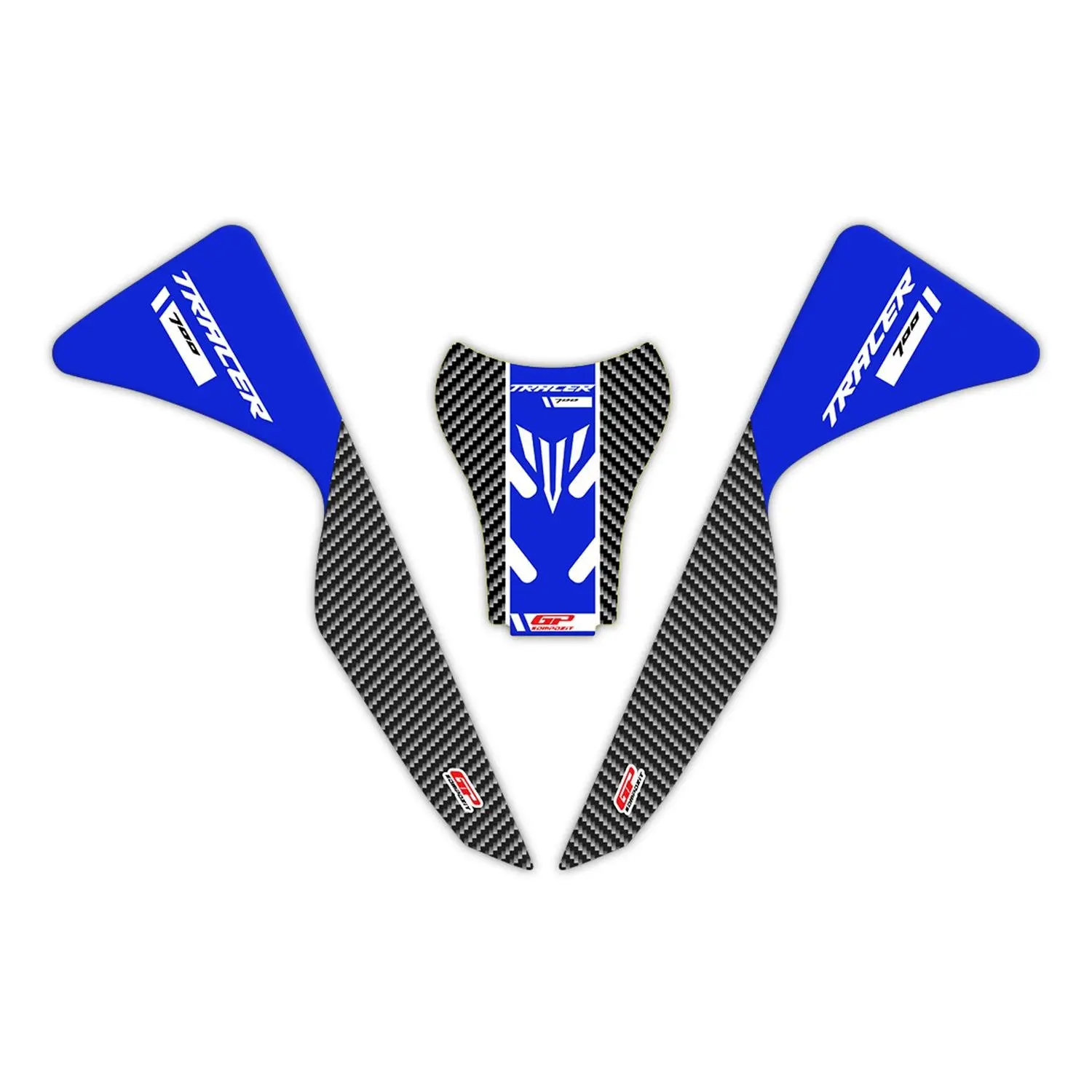 

GP Composite For MT-07 Tracer 2020-2022 Compatible Tank Pad Set Blue