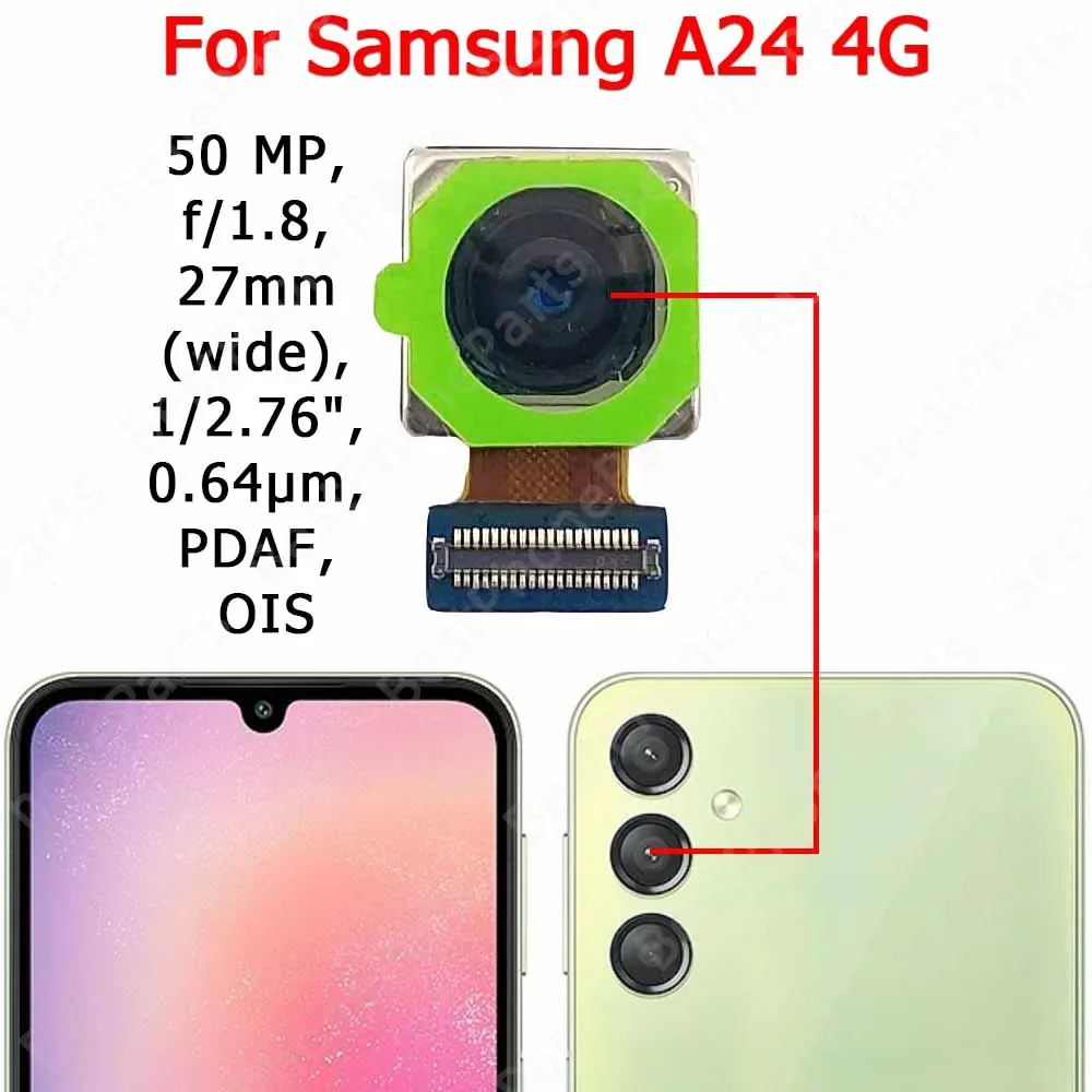 Premium Rear Camera Module Replacement with Flex Cable for Samsung Galaxy Smartphones