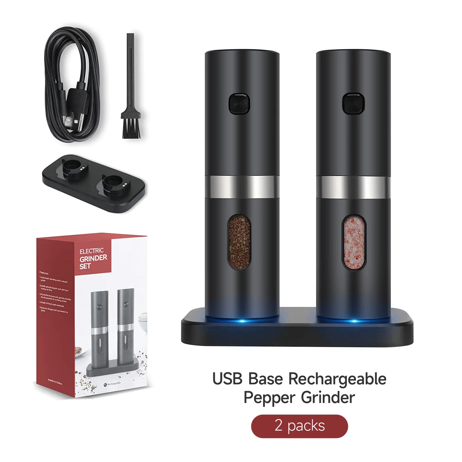 Rechargeable 2pcs