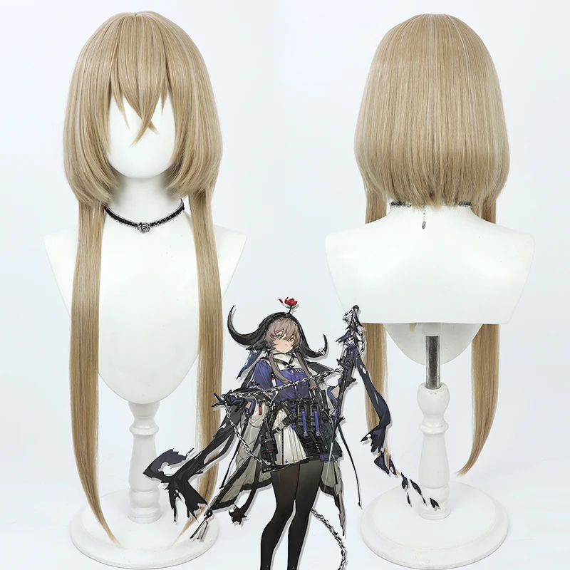 Arknights  Ambience Synesthesia Heat Resistant Synthetic Hair Carnival Halloween Party Props Cosplay Wig