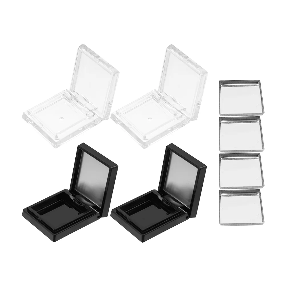 

Empty Eye Shadow Box Plastic Eyeshadow Case Cosmetics Container Refillable Blusher Tray Lip Balm Lipstick Sub Package