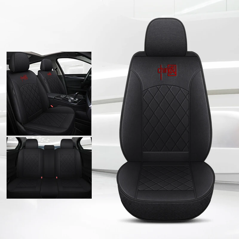 

Car Seat Cover For Ssangyong Actyon Sport Kyron Korando Rodius Rexton Chairman Tivolan Universal Full Set Flax Auto Accessories