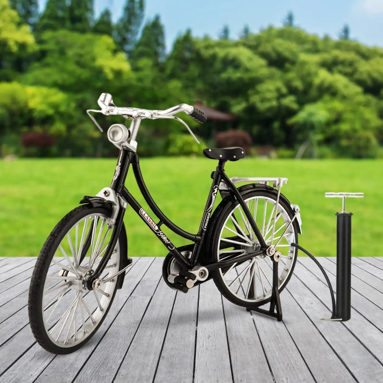 クラシックスタイル 金属製 自転車模型 全長約42cm S67d1e2961bd84cdf8a0c681824129
