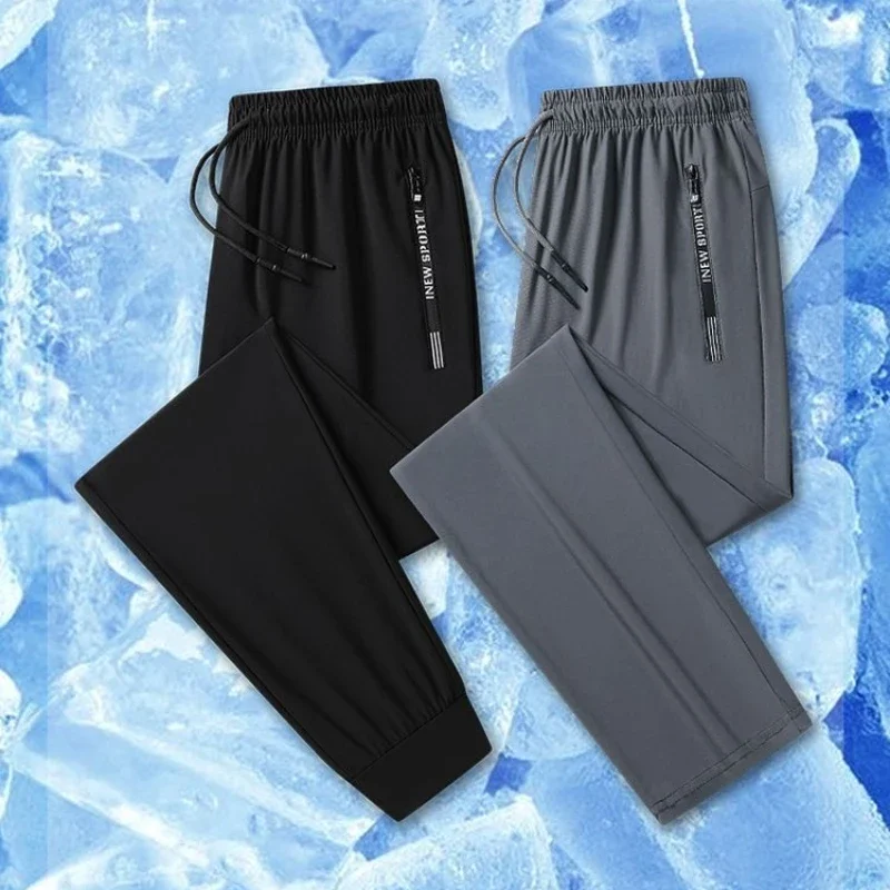 Pantalones Deportivos De Algodón Con Forro Polar Pesado Para Hombre, Con Cordón Ajustable, Holgados, Con Bolsillos, Negro