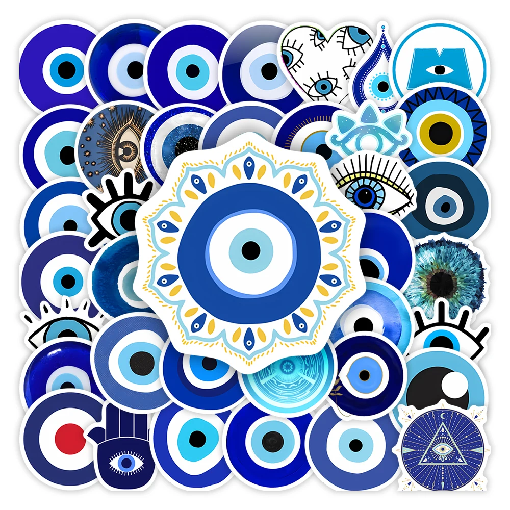 Aesthetic Devil Eye Stickers Art DIY Kids Toys Gift Decorative Decal for Phone Laptop Scrapbook Luggage Bottles Waterproof