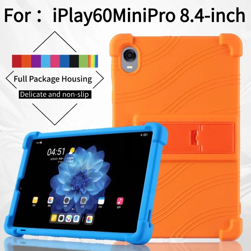 Children's Shockproof Silicone Kickstand Case - Durable Protective Cover