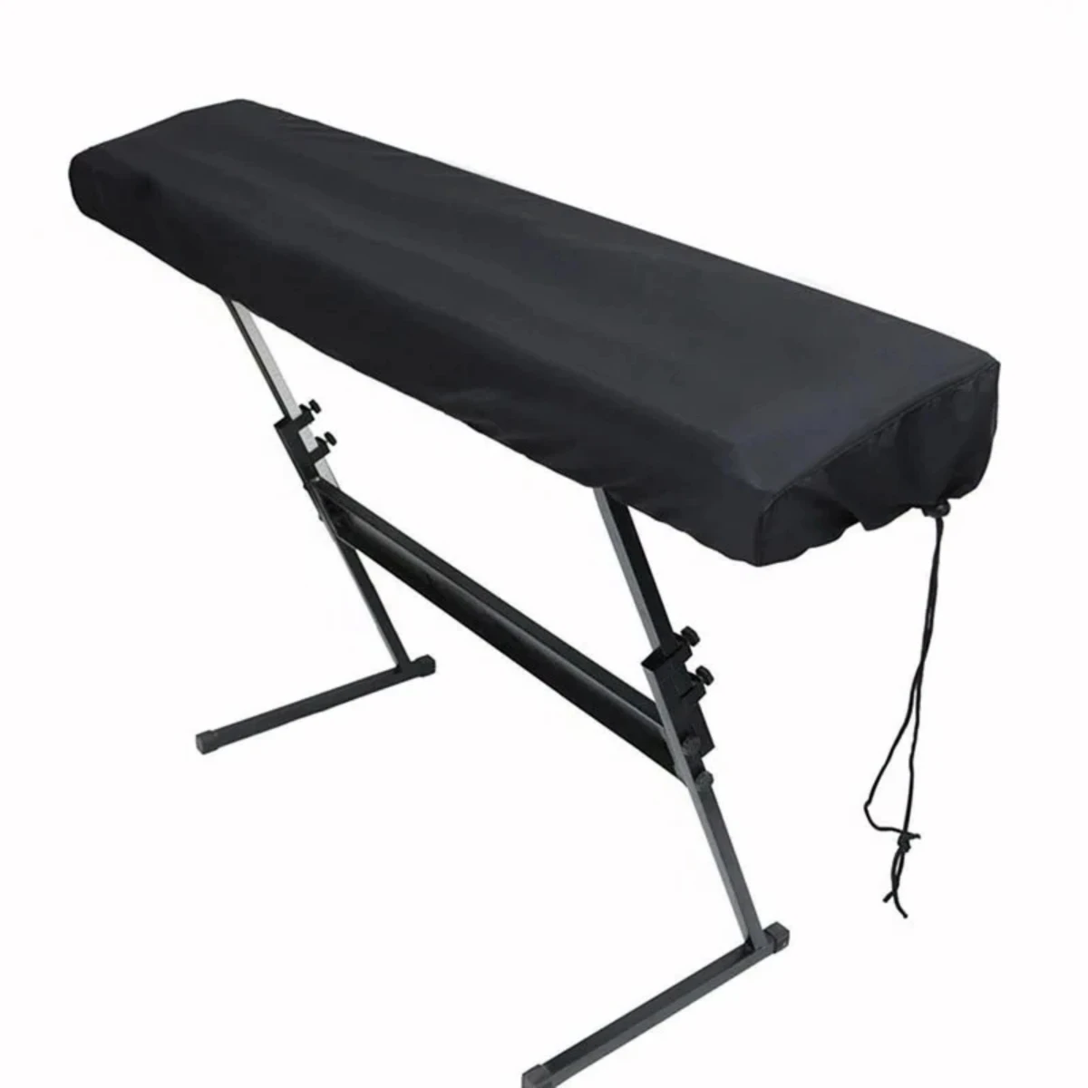 61/88 keys piano keyboard dust cover adjustable breathable canvas for digital/electric/electronic pianos piano cover