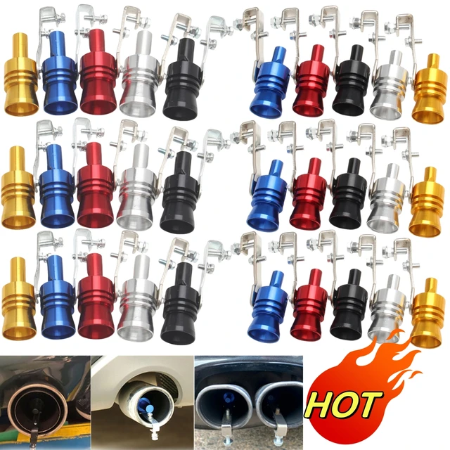 1~5PCS Exhaust Pipe Oversized Roar Maker Universal Car Turbo Whistle Car Refitting Turbo Whistle Exhaust Pipe Sound Tail Muffler