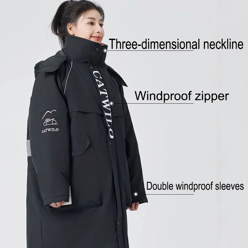 Motorcycle Jacket Winter ColdProof Windproof Suit Motorcycle Cross-country Equipment Men's and Women's Ski Fishing Suit