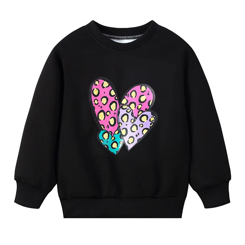 Children Sweater Children's spring and autumn fashion printed sweater girls comfortable leisure sports long sleeve T-shirt Joker fashion sweater
